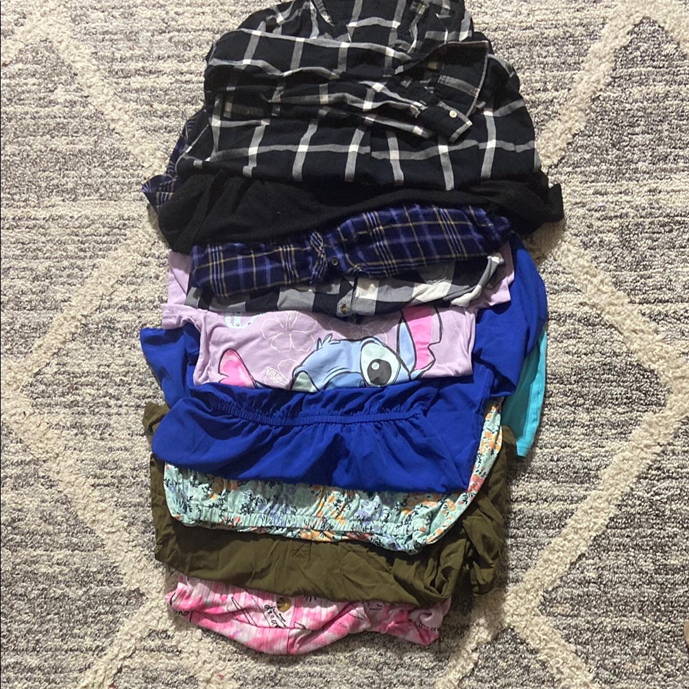 Mixed Clothing Bundle With Various Patterns